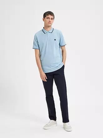 SELECTED | Polo SLHDANTE | hellblau